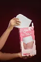 Culotte menstruelle jetable Hygiea - Gros plan sur la boite ouverte